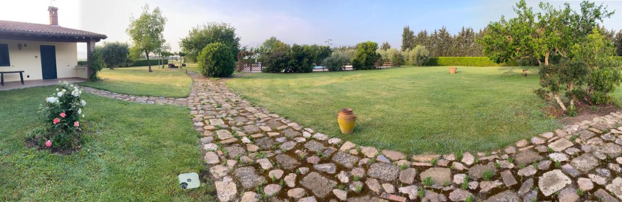 Agriturismo Le Giare Bagno Roselle Bagian luar foto